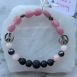 🌹 Peace & Healing Gemstone Bracelet